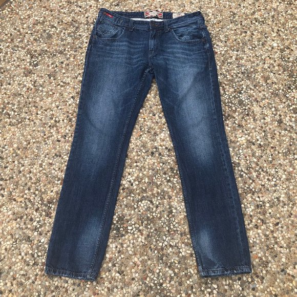 lee cooper slim leg jeans mens